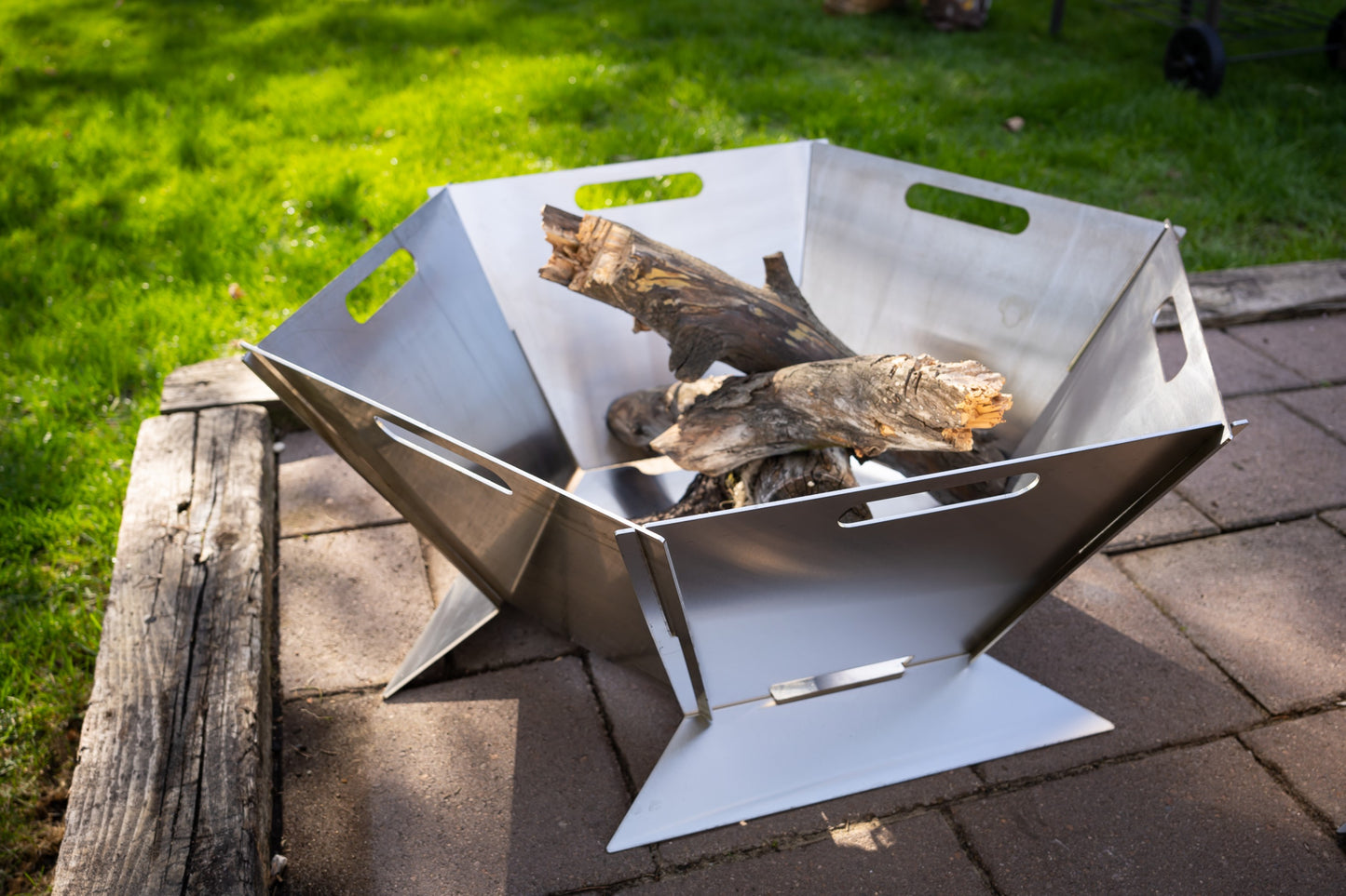 Stainless Steel "Flower" Fire Pit